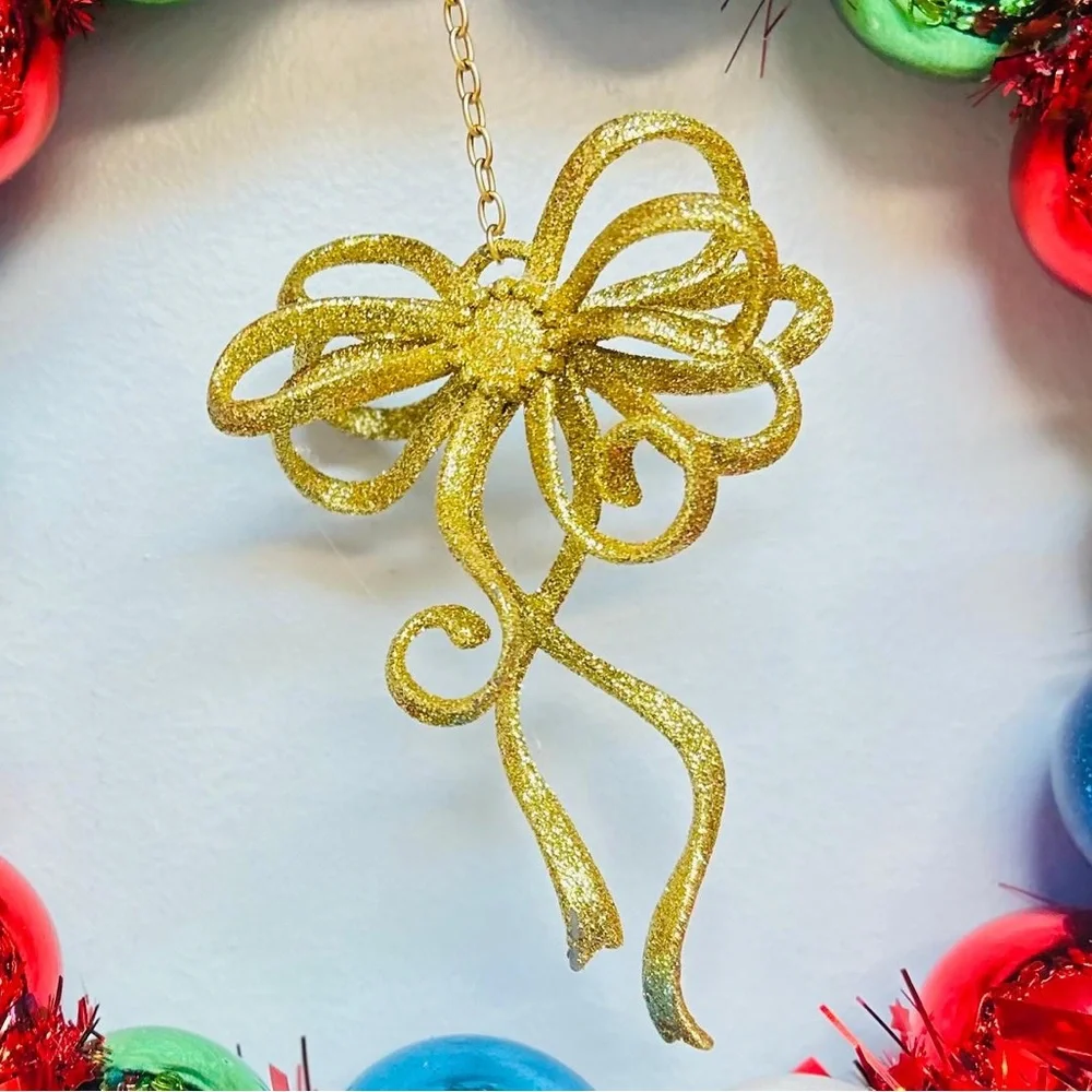 Festive Holiday Ornament Wreath - Multicolor